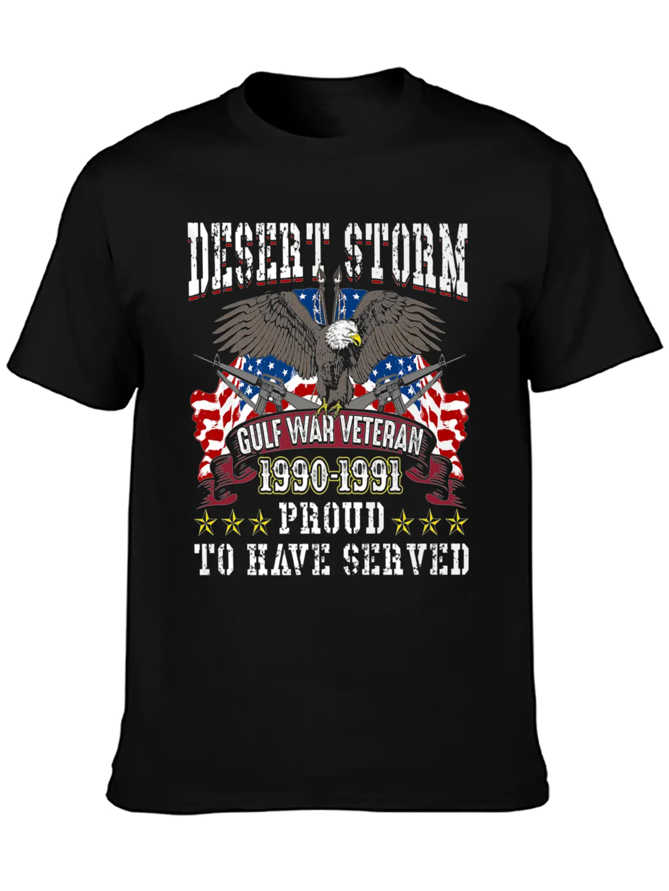 Veteran Gift-Desert Storm Veteran Design Desert St Basic Graphic T-Shirt – Daily Comfort In Soft Cotton