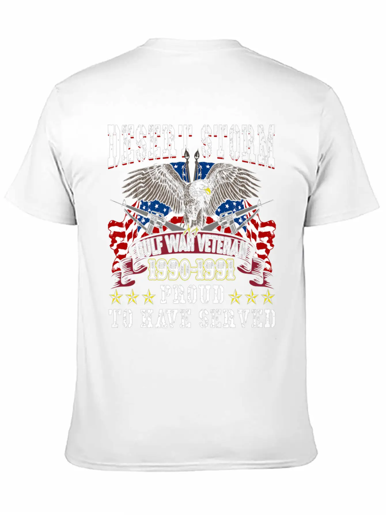 Veteran Gift-Desert Storm Veteran Design Desert St Basic Graphic T-Shirt – Daily Comfort In Soft Cotton