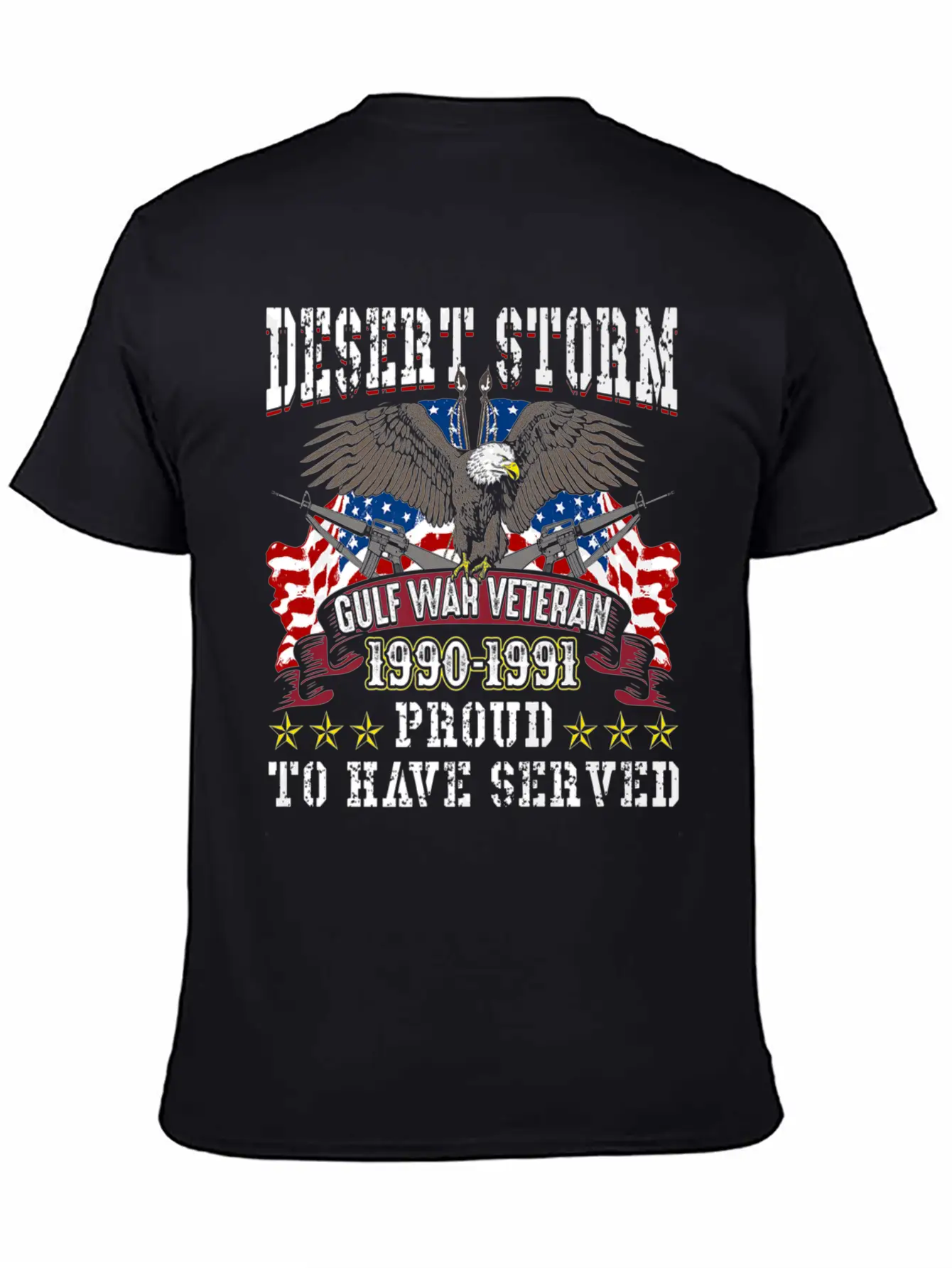 Veteran Gift-Desert Storm Veteran Design Desert St Basic Graphic T-Shirt – Daily Comfort In Soft Cotton