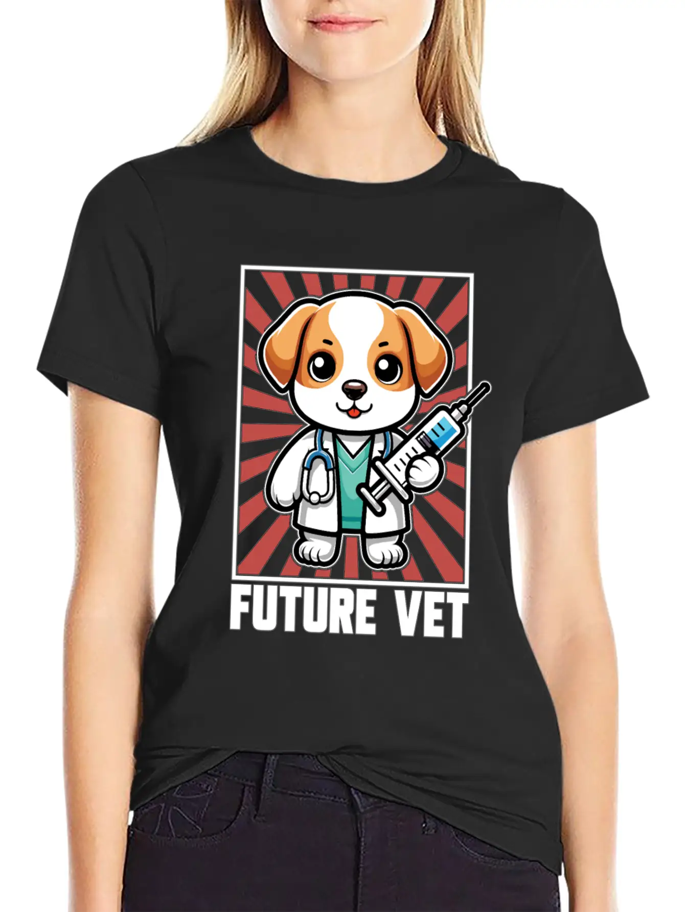 Veterinary Medicine Future Vet Veterinary Practice Unisex Casual T-Shirt – Clean Design For Daily Comfort