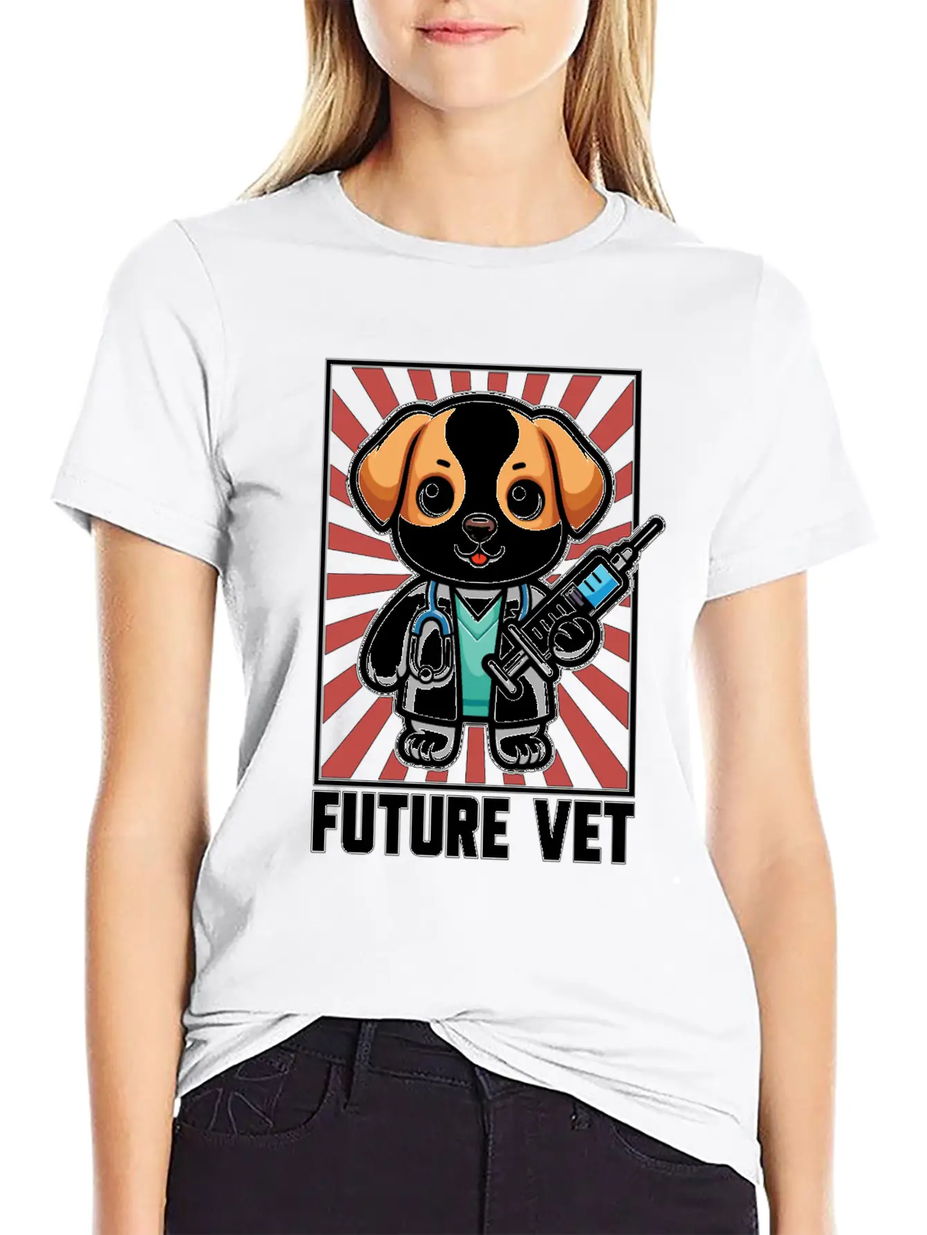 Veterinary Medicine Future Vet Veterinary Practice Unisex Casual T-Shirt – Clean Design For Daily Comfort
