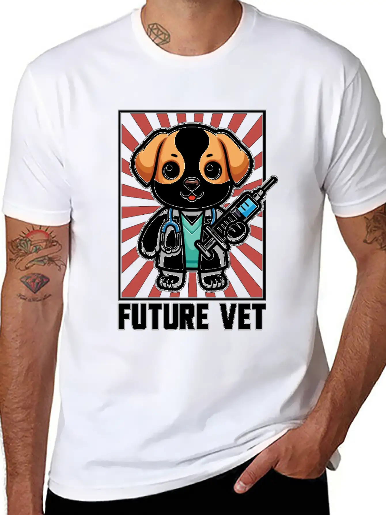 Veterinary Medicine Future Vet Veterinary Practice Unisex Casual T-Shirt – Clean Design For Daily Comfort