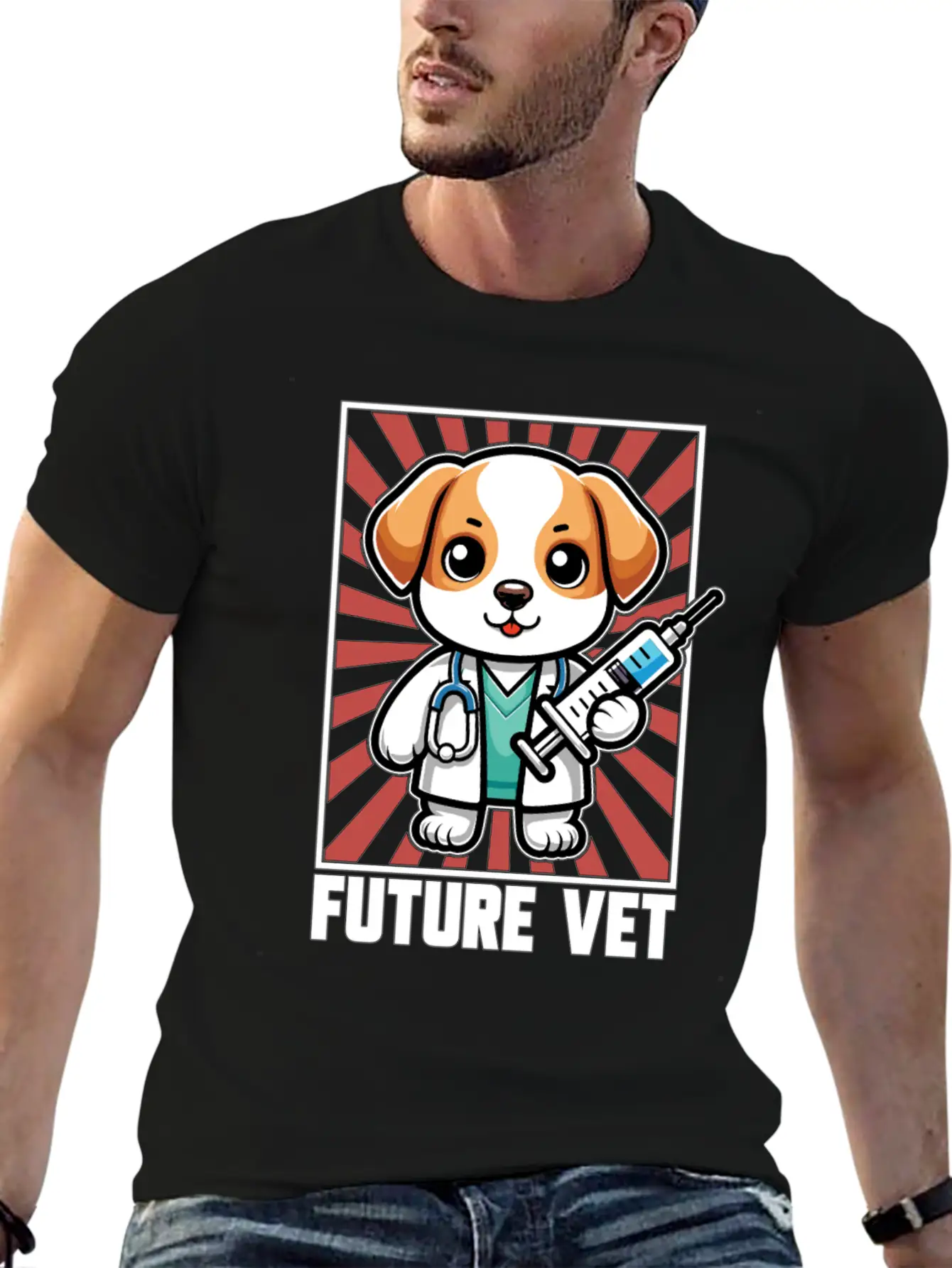 Veterinary Medicine Future Vet Veterinary Practice Unisex Casual T-Shirt – Clean Design For Daily Comfort