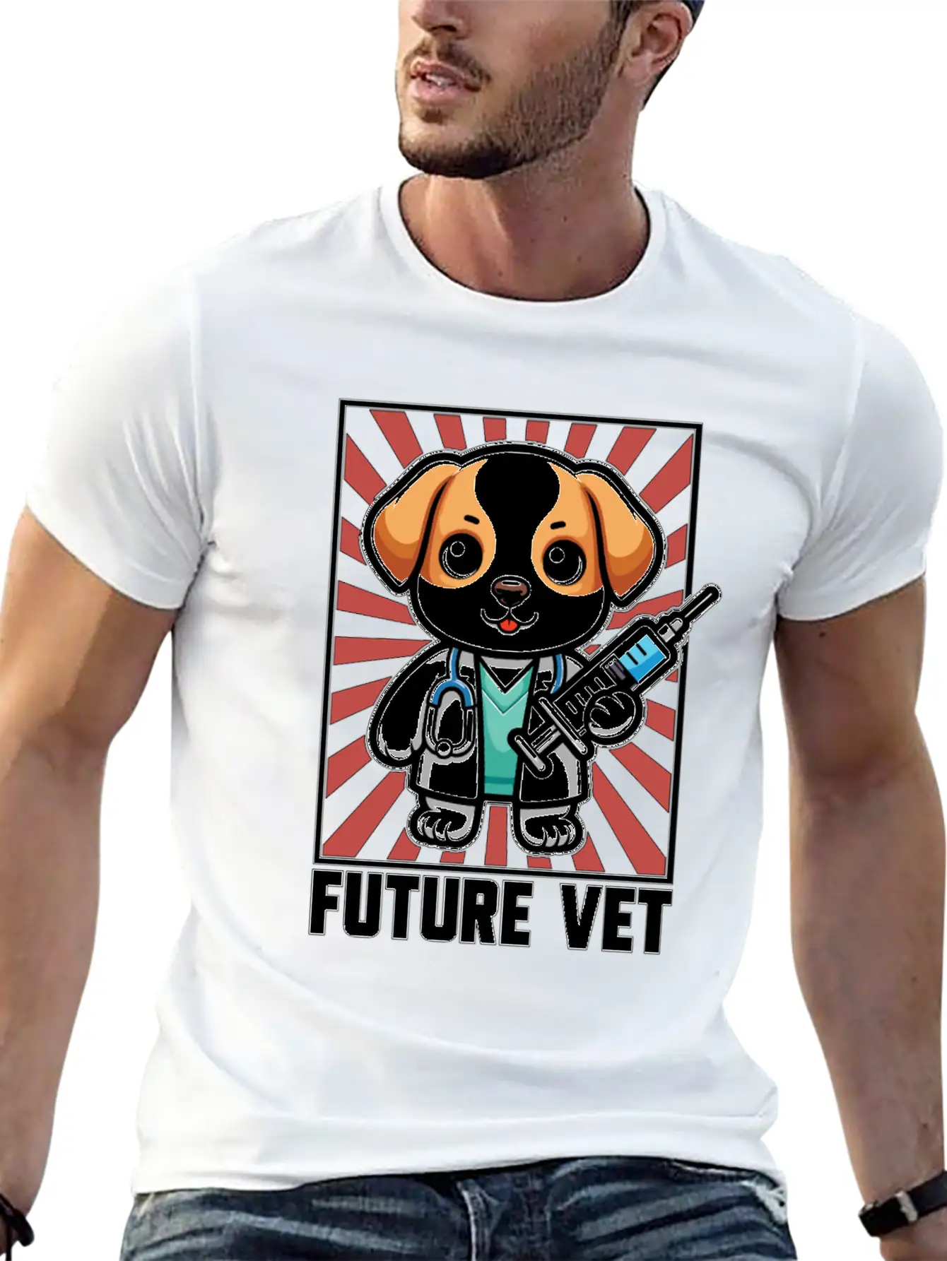 Veterinary Medicine Future Vet Veterinary Practice Unisex Casual T-Shirt – Clean Design For Daily Comfort