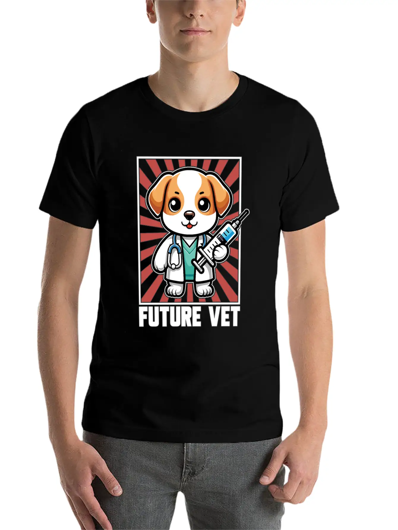 Veterinary Medicine Future Vet Veterinary Practice Unisex Casual T-Shirt – Clean Design For Daily Comfort