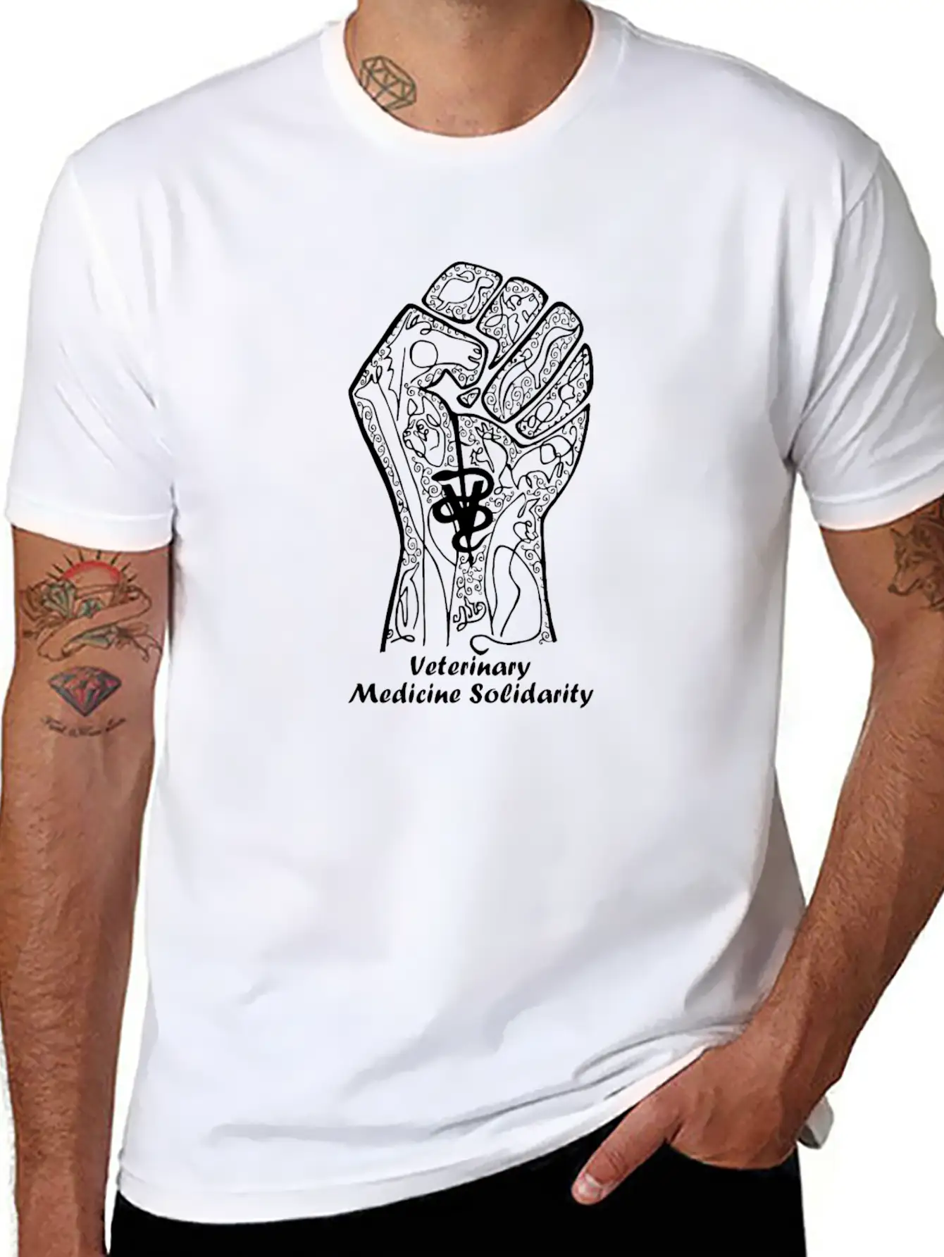 Veterinary Medicine Solidarity Unisex Casual T-Shirt – Clean Design For Daily Comfort