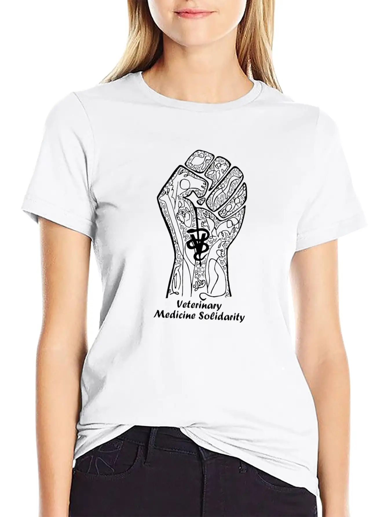 Veterinary Medicine Solidarity Unisex Casual T-Shirt – Clean Design For Daily Comfort