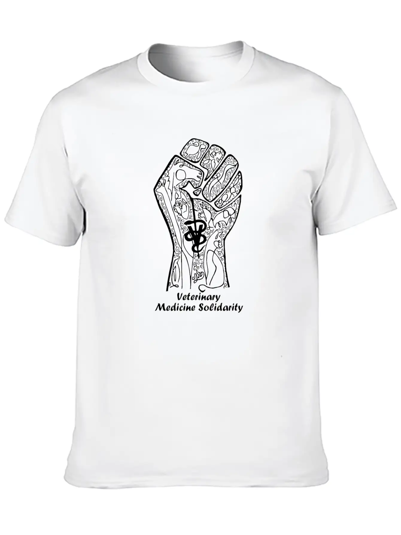Veterinary Medicine Solidarity Unisex Casual T-Shirt – Clean Design For Daily Comfort