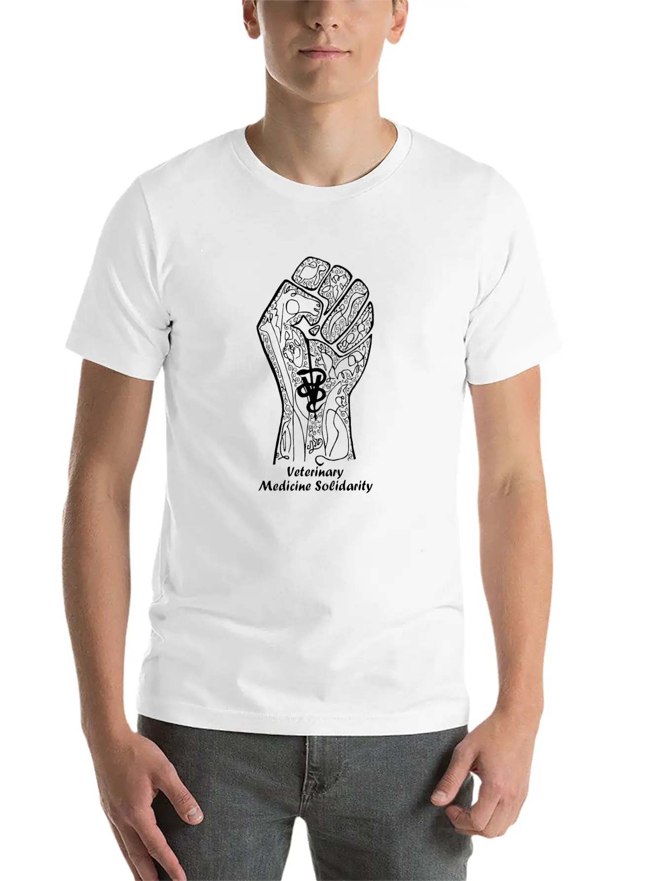 Veterinary Medicine Solidarity Unisex Casual T-Shirt – Clean Design For Daily Comfort