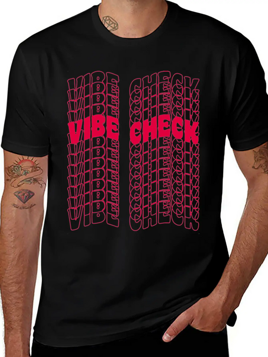 Vibe Check Aesthetic Soft Cotton Short Sleeve Tee – Unisex Wardrobe Staple
