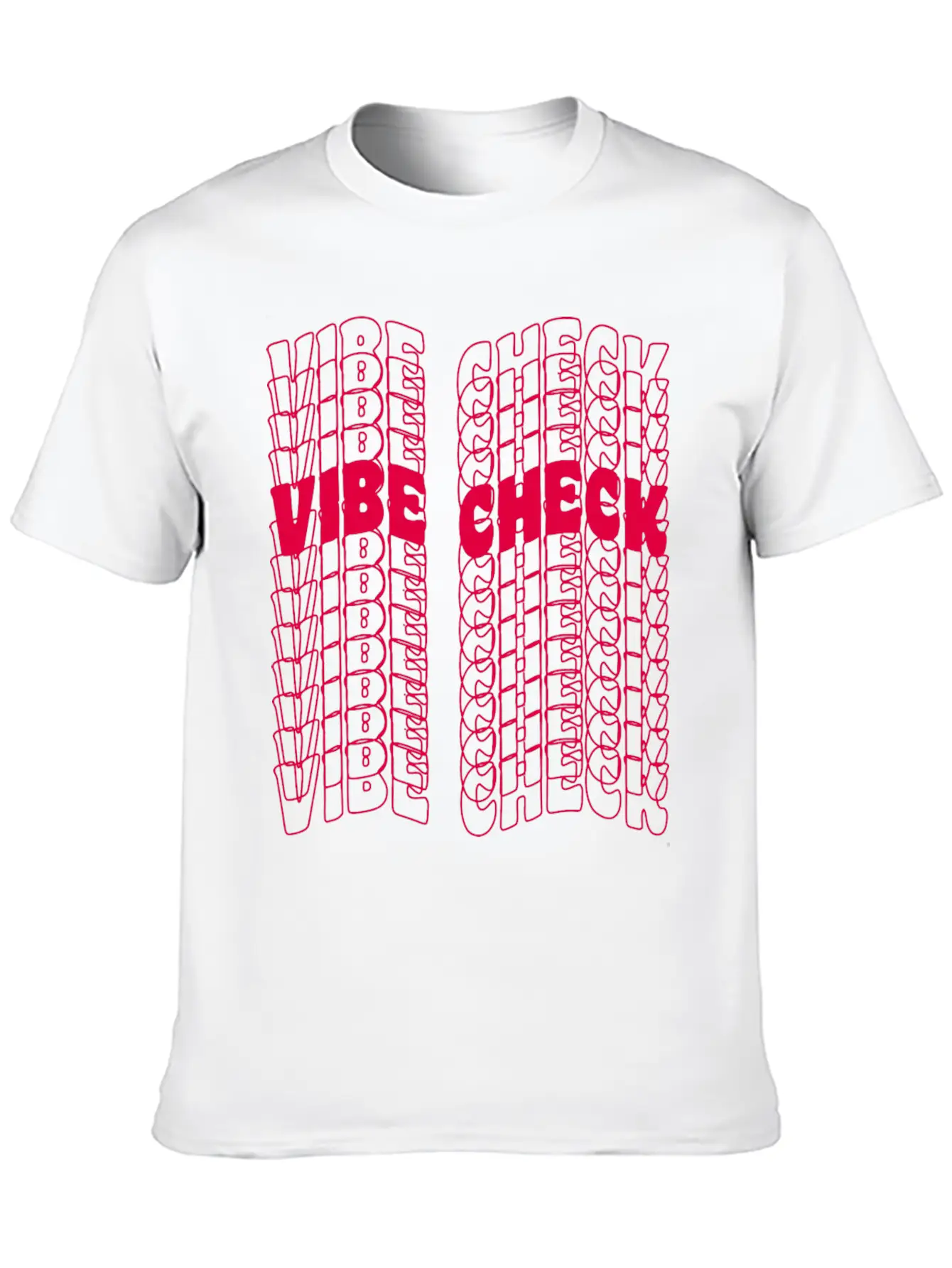 Vibe Check Aesthetic Soft Cotton Short Sleeve Tee – Unisex Wardrobe Staple