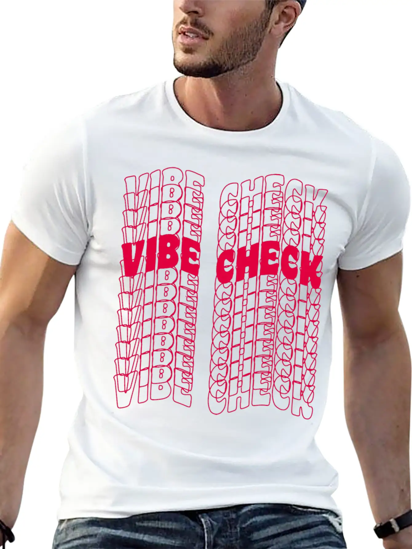 Vibe Check Aesthetic Soft Cotton Short Sleeve Tee – Unisex Wardrobe Staple