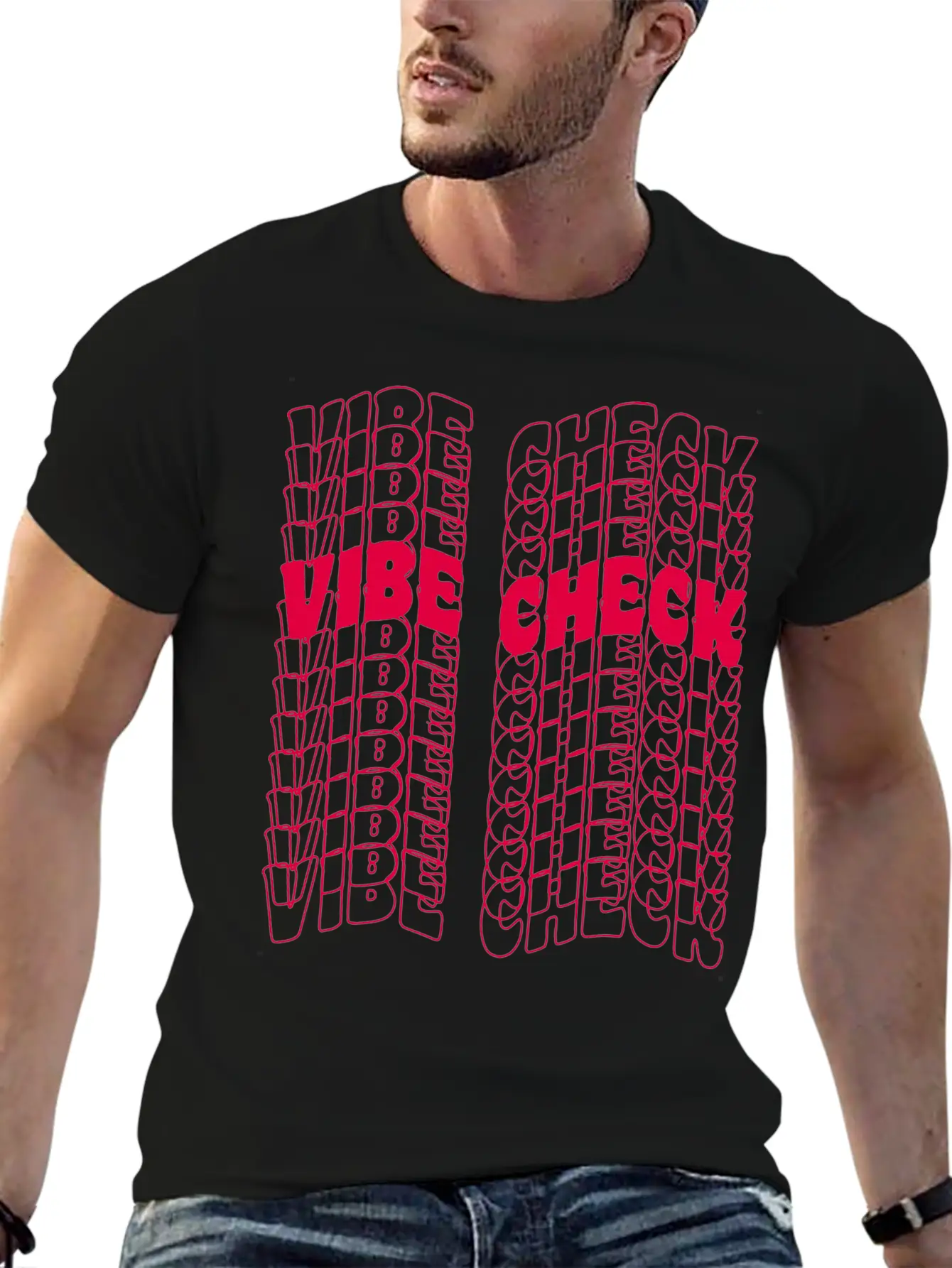 Vibe Check Aesthetic Soft Cotton Short Sleeve Tee – Unisex Wardrobe Staple