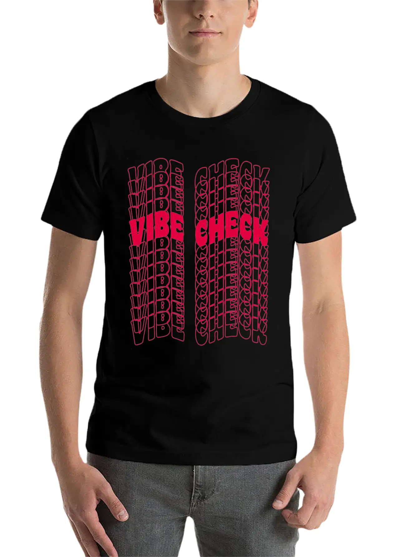 Vibe Check Aesthetic Soft Cotton Short Sleeve Tee – Unisex Wardrobe Staple