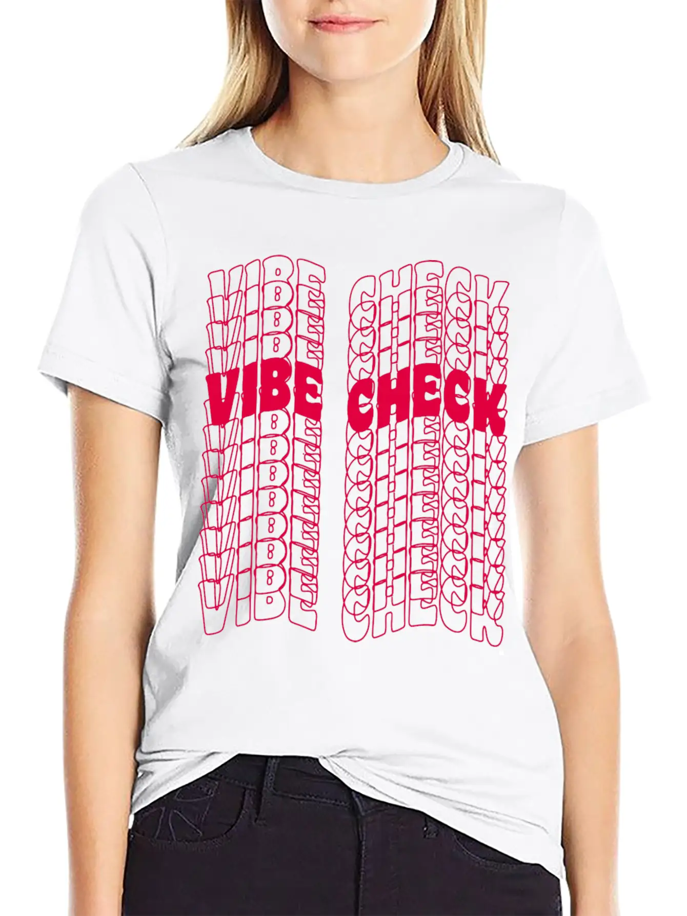Vibe Check Aesthetic Soft Cotton Short Sleeve Tee – Unisex Wardrobe Staple