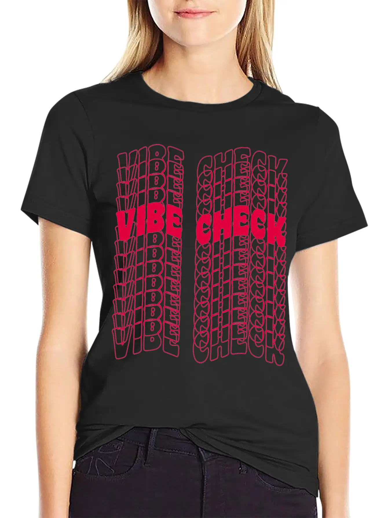 Vibe Check Aesthetic Soft Cotton Short Sleeve Tee – Unisex Wardrobe Staple