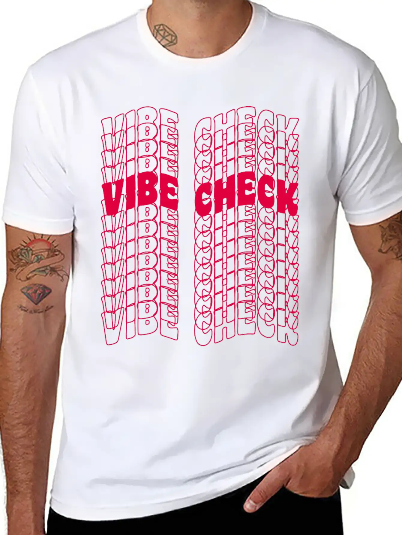 Vibe Check Aesthetic Soft Cotton Short Sleeve Tee – Unisex Wardrobe Staple