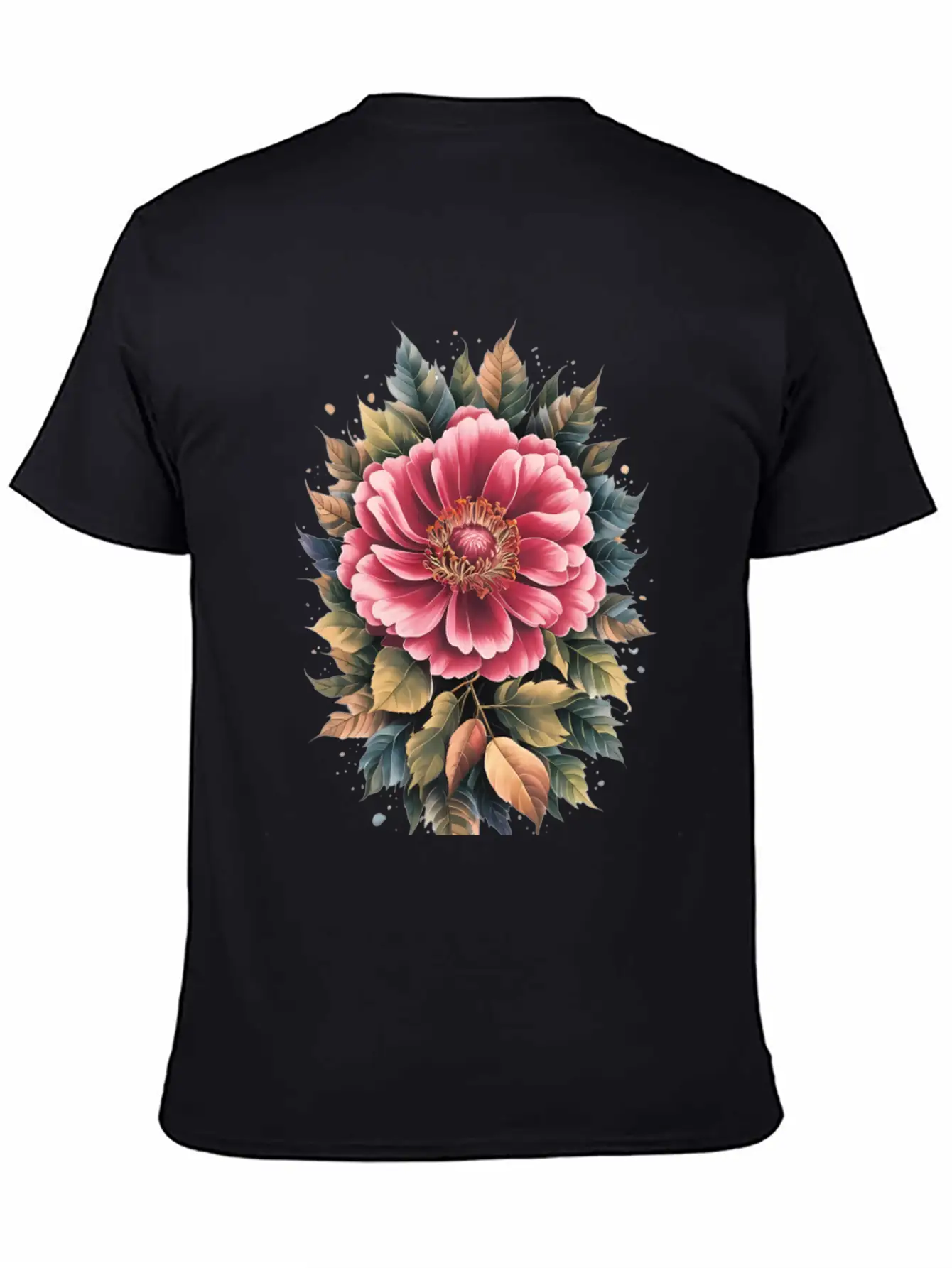 Vibrant Floral Masterpiece Lightweight Cotton T-Shirt – Daily Comfort Graphic Shirt