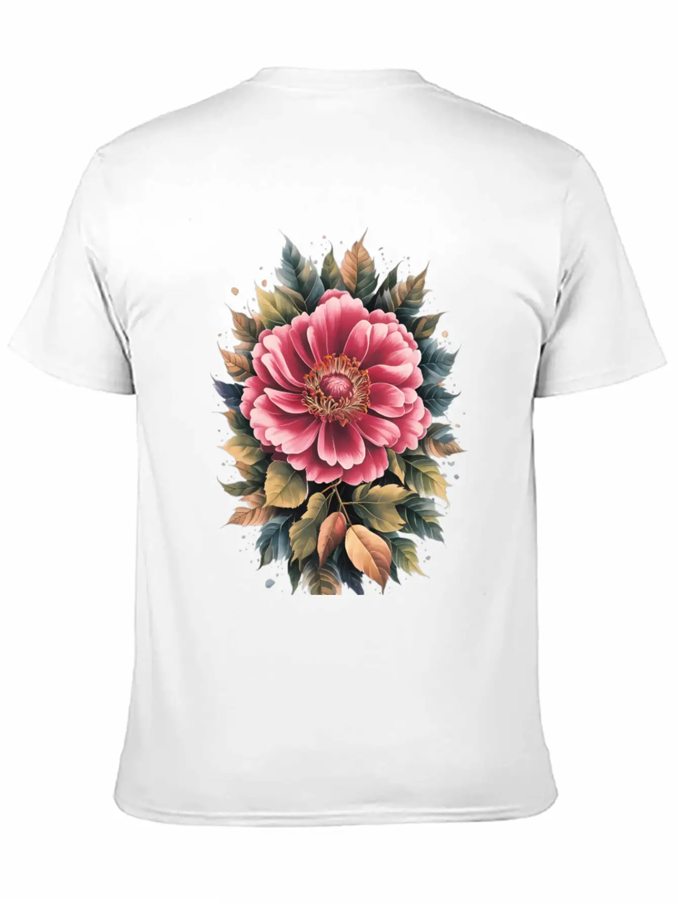 Vibrant Floral Masterpiece Lightweight Cotton T-Shirt – Daily Comfort Graphic Shirt