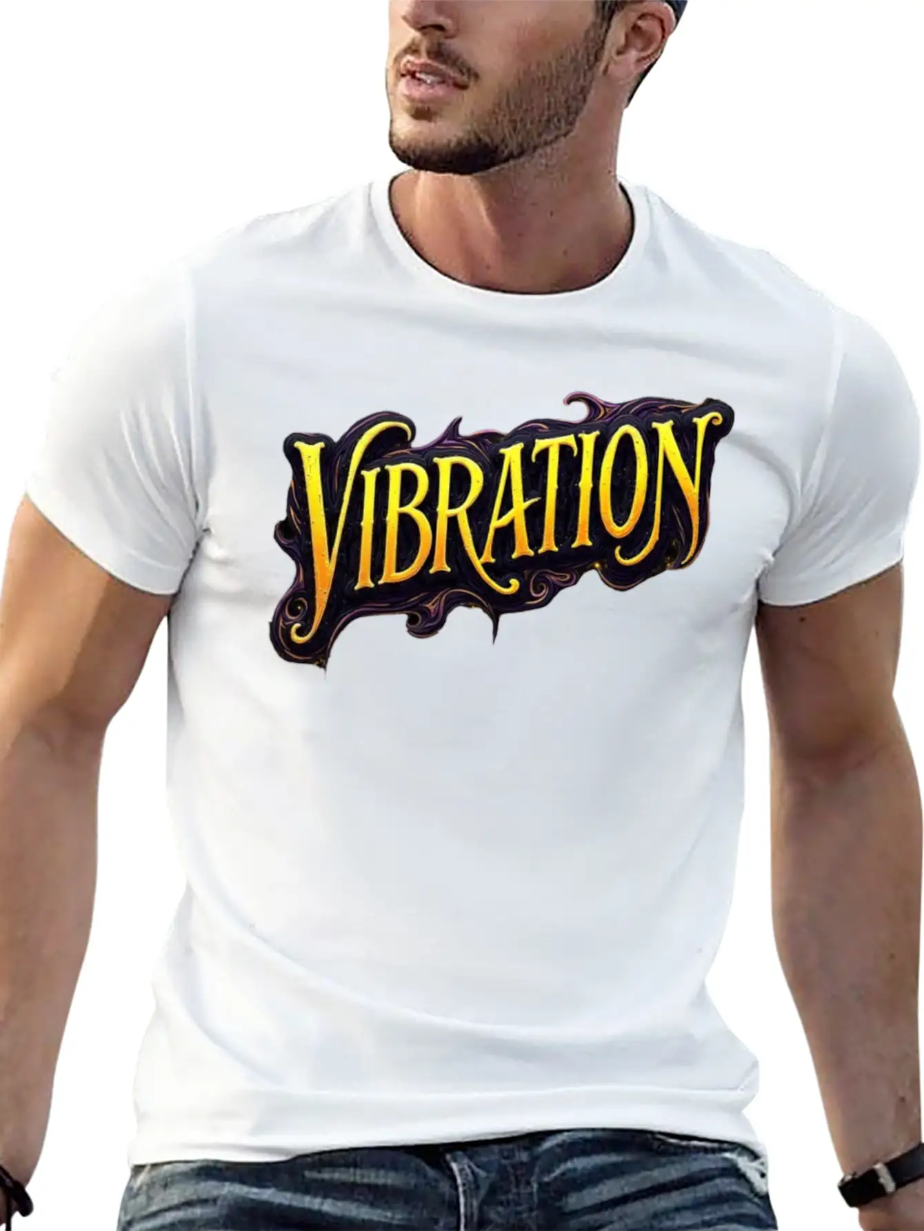 Vibration Basic Graphic T-Shirt – Daily Comfort In Soft Cotton