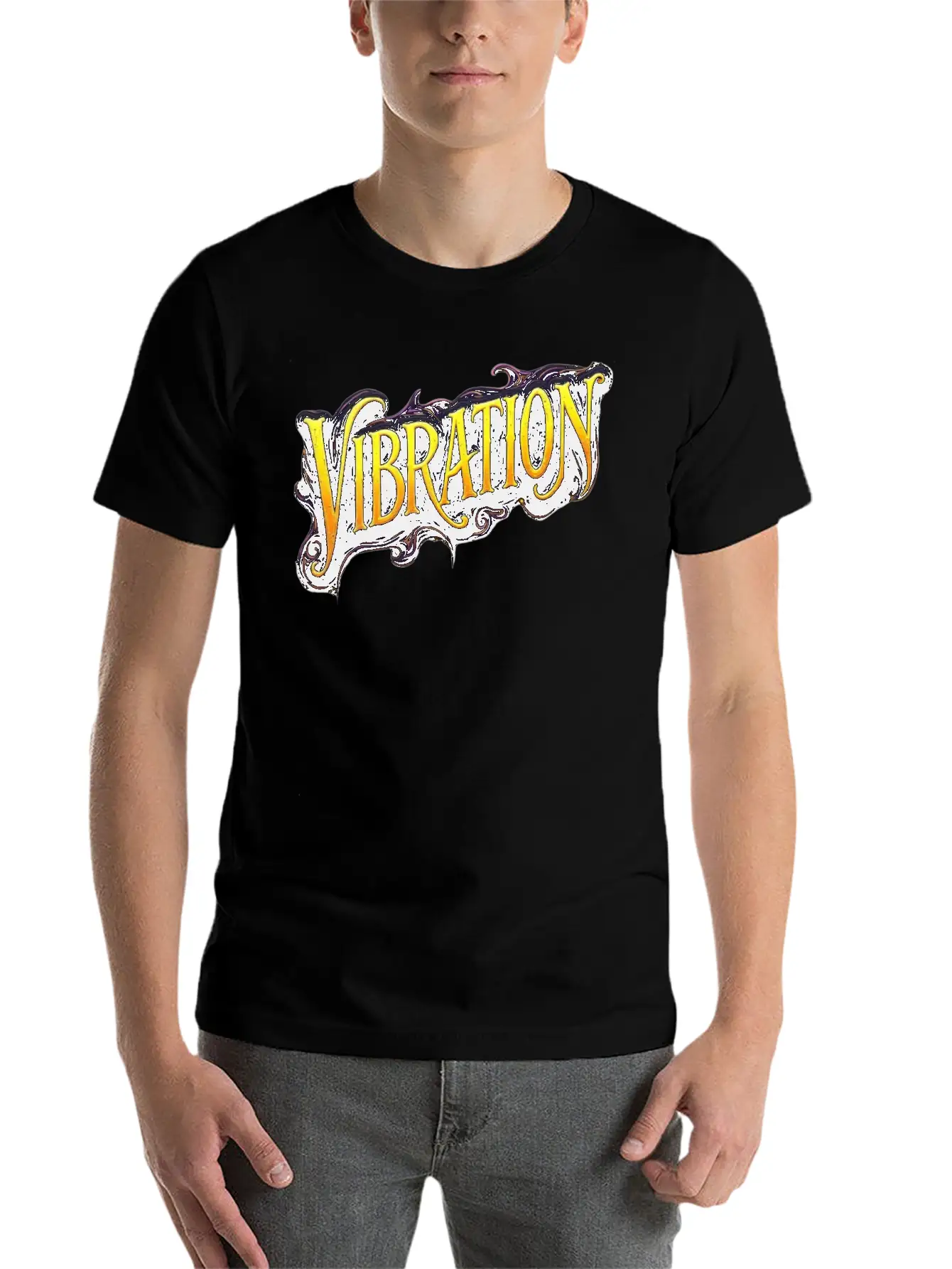 Vibration Basic Graphic T-Shirt – Daily Comfort In Soft Cotton