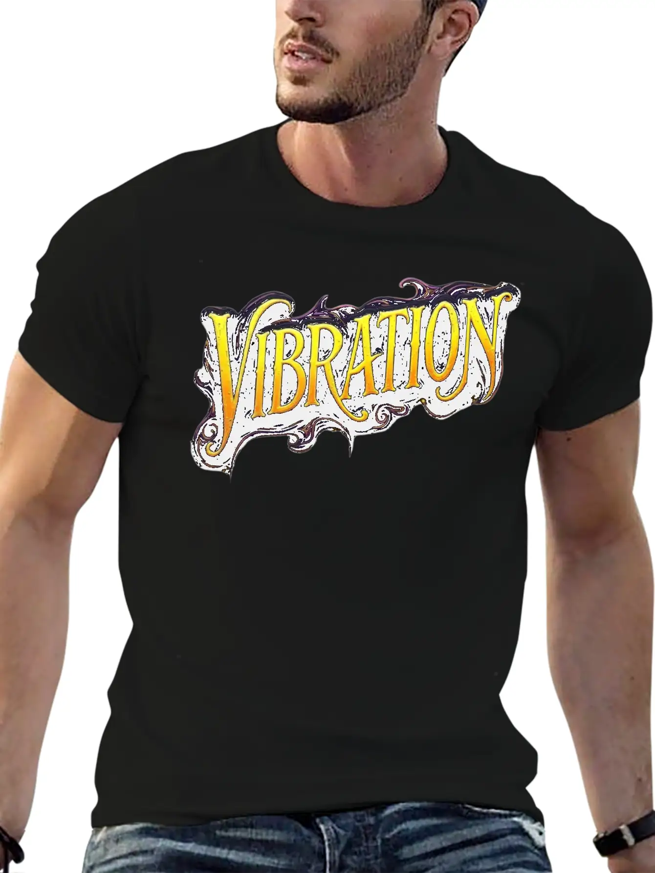 Vibration Basic Graphic T-Shirt – Daily Comfort In Soft Cotton