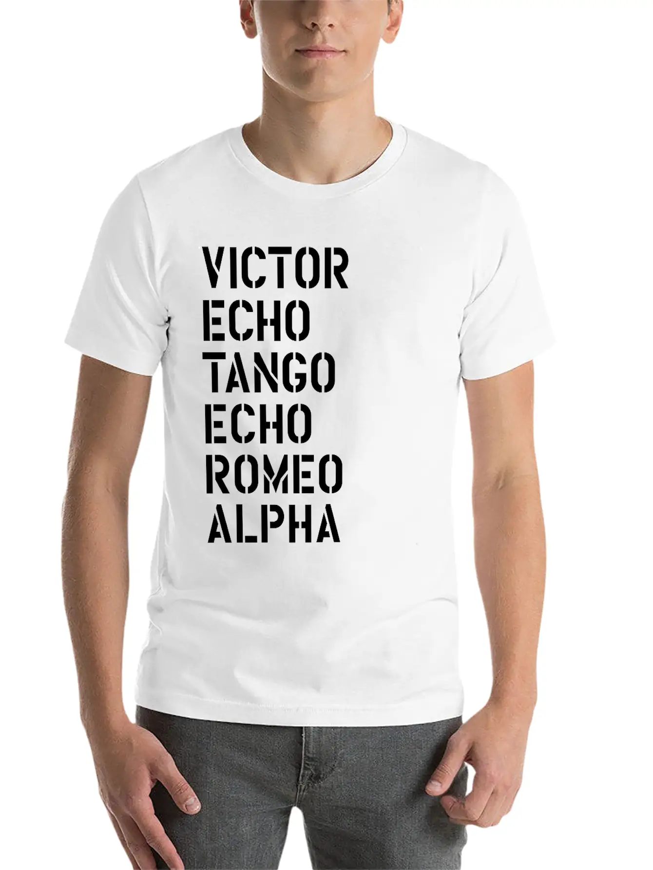 Victor Echo Tango Echo Romeo... Over - VETERAN Stylish Everyday T-Shirt – Unisex Basic Cotton Tee
