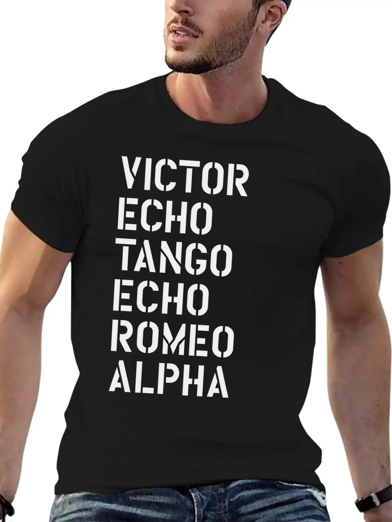 Victor Echo Tango Echo Romeo... Over - VETERAN Stylish Everyday T-Shirt – Unisex Basic Cotton Tee