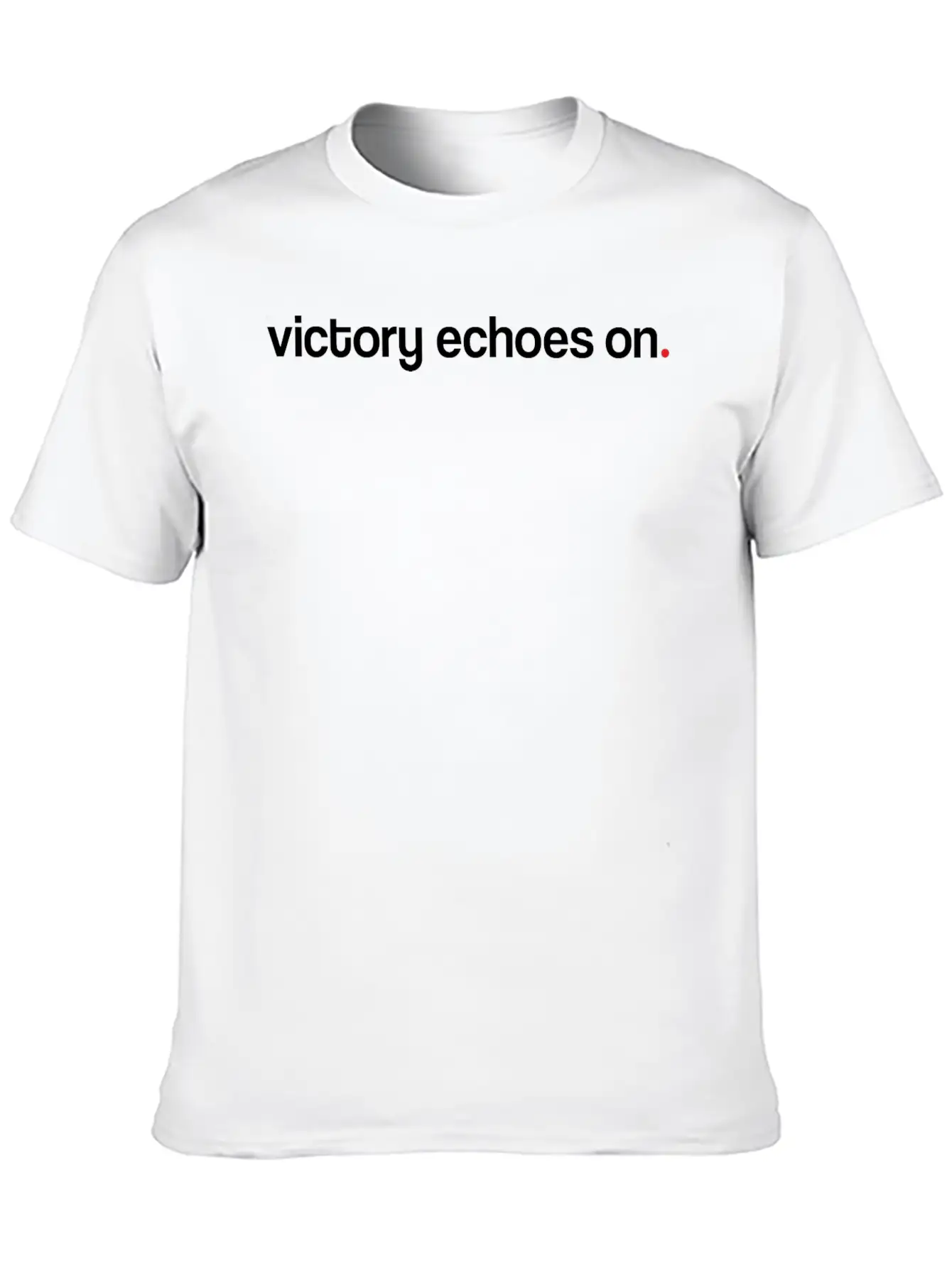 Victory Echoes On, VJ Day Modern Fit Casual T-Shirt – Clean And Versatile Design