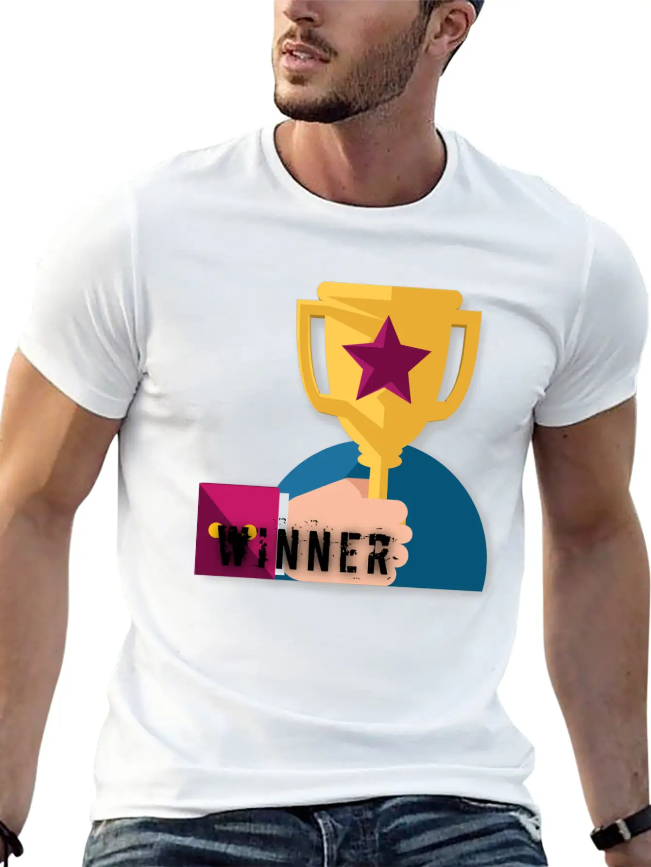 VICTORY Essential Cotton Tee For Daily Outfits – Unisex Style