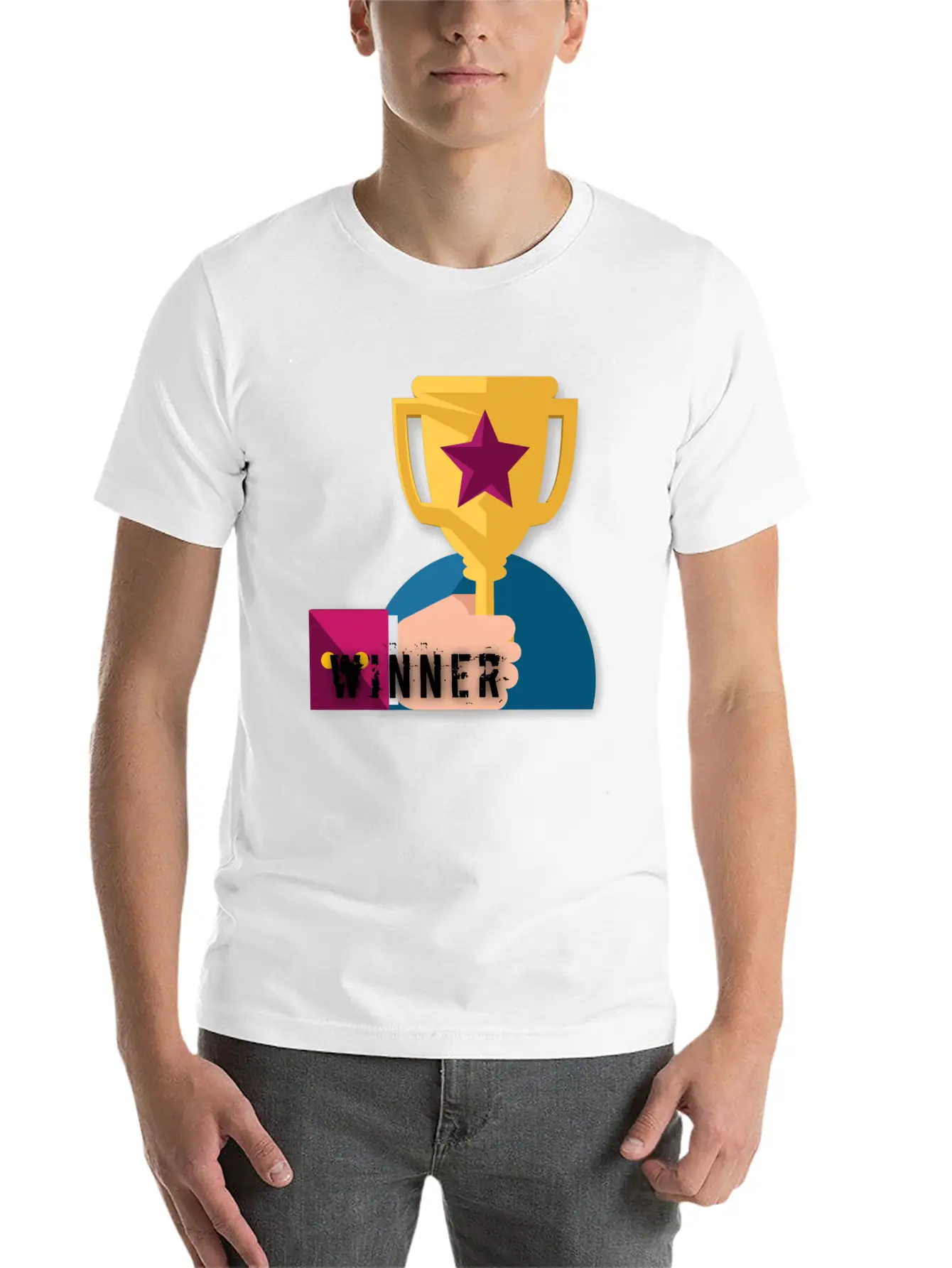 VICTORY Essential Cotton Tee For Daily Outfits – Unisex Style