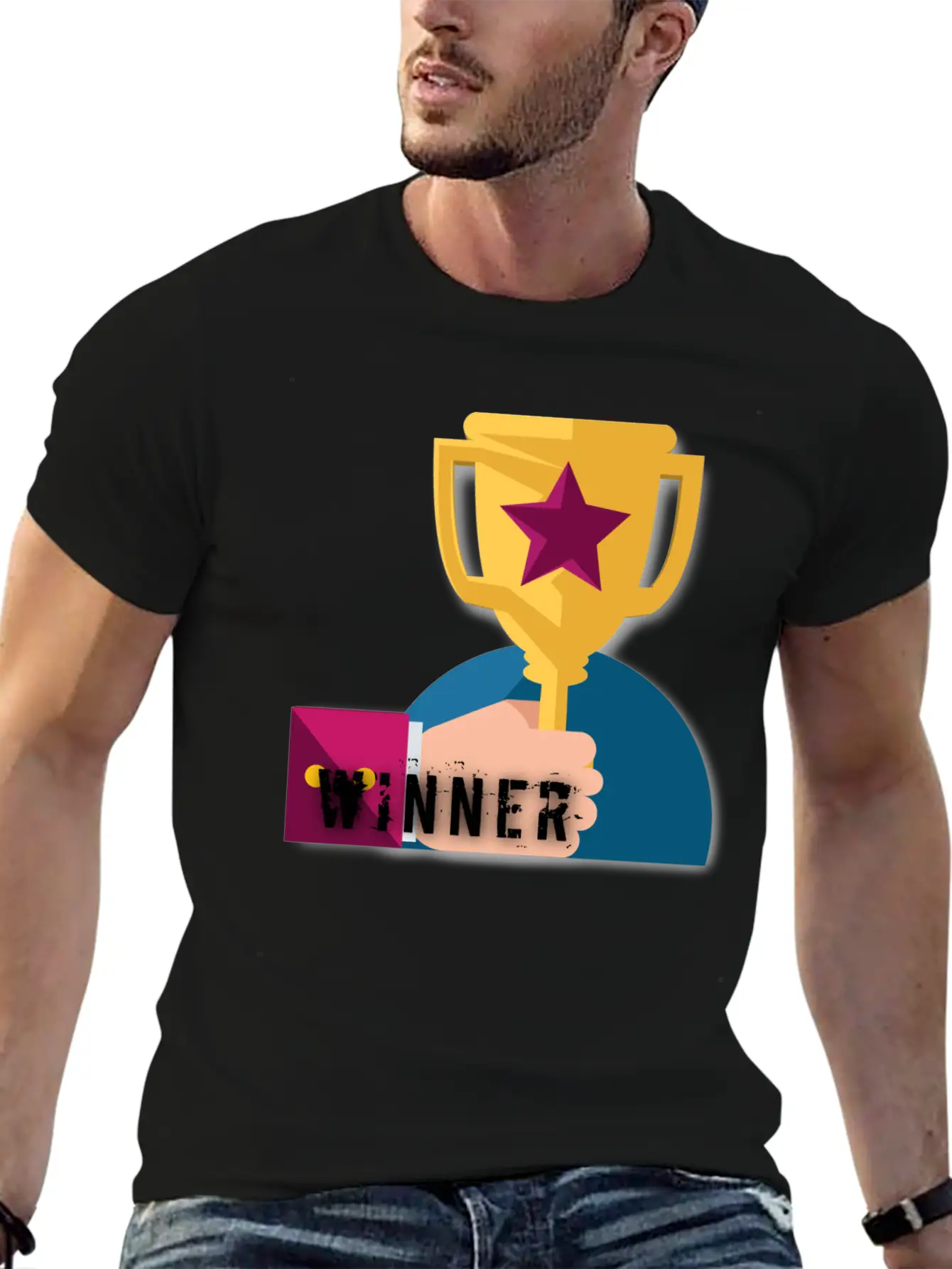 VICTORY Essential Cotton Tee For Daily Outfits – Unisex Style