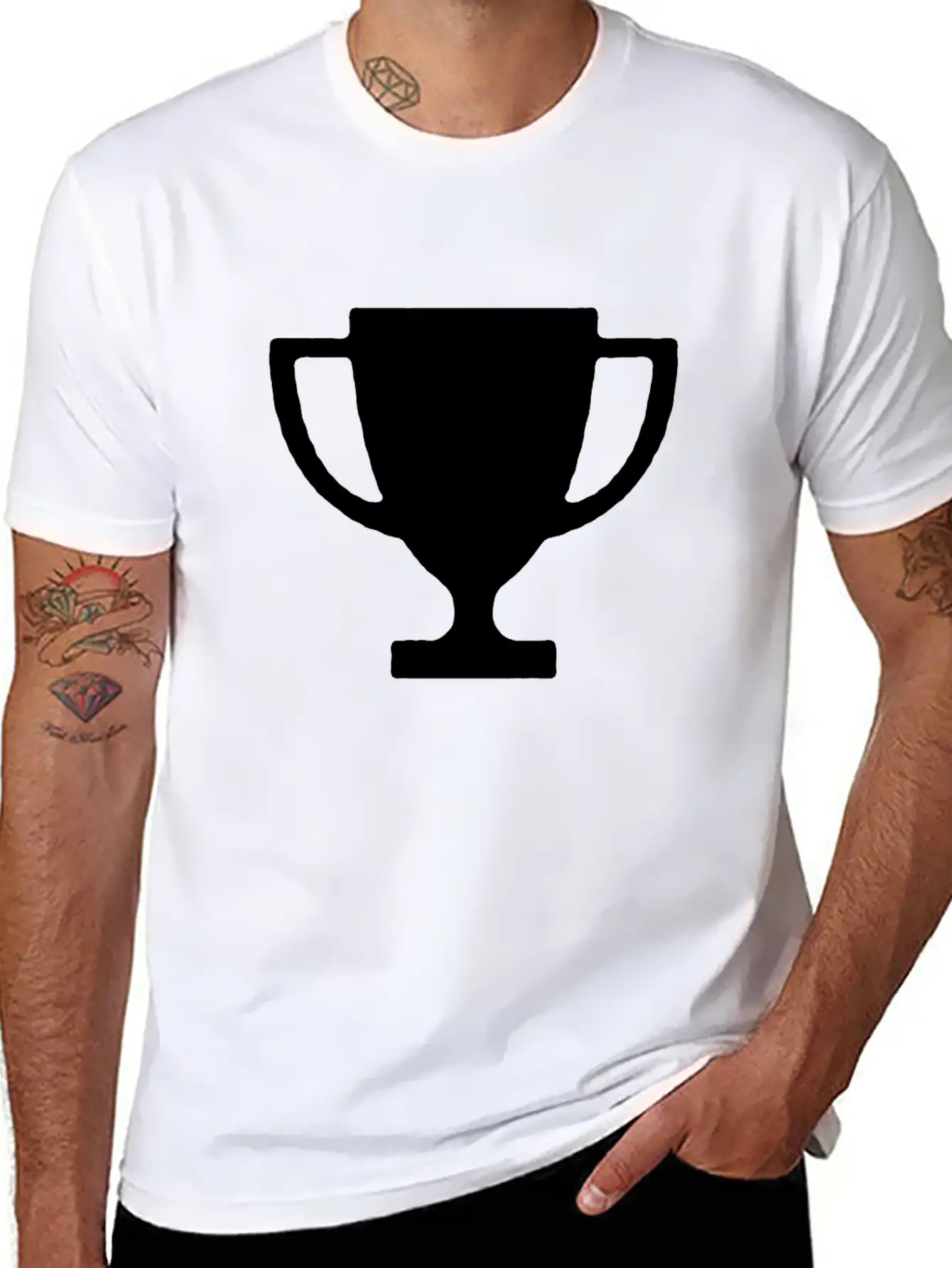 Victory Symbol Soft Cotton Short Sleeve Tee – Unisex Wardrobe Staple