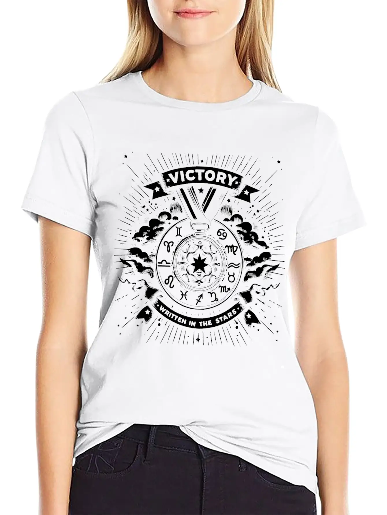 Victory Written In The Stars Stylish Everyday T-Shirt – Unisex Basic Cotton Tee