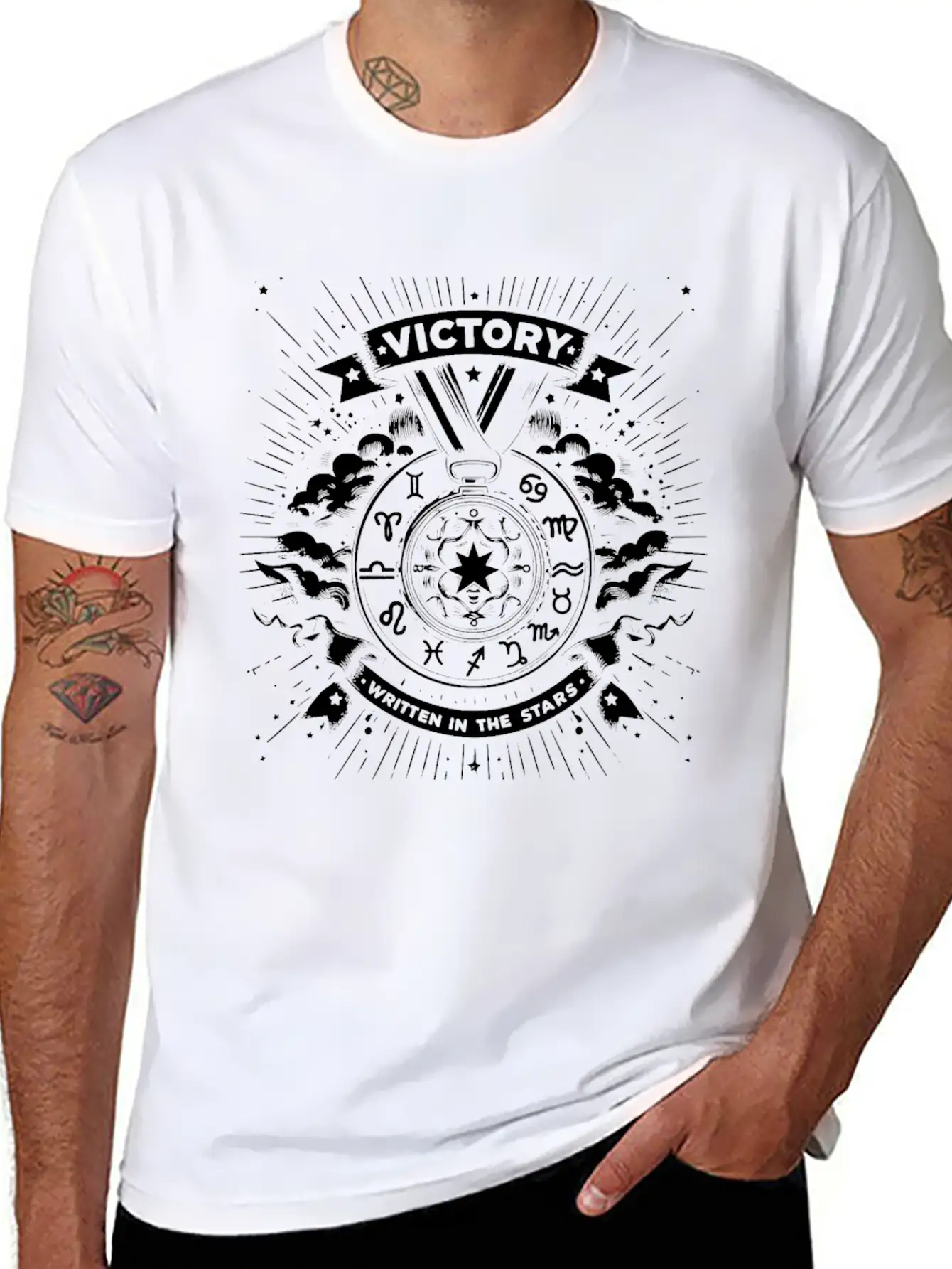 Victory Written In The Stars Stylish Everyday T-Shirt – Unisex Basic Cotton Tee