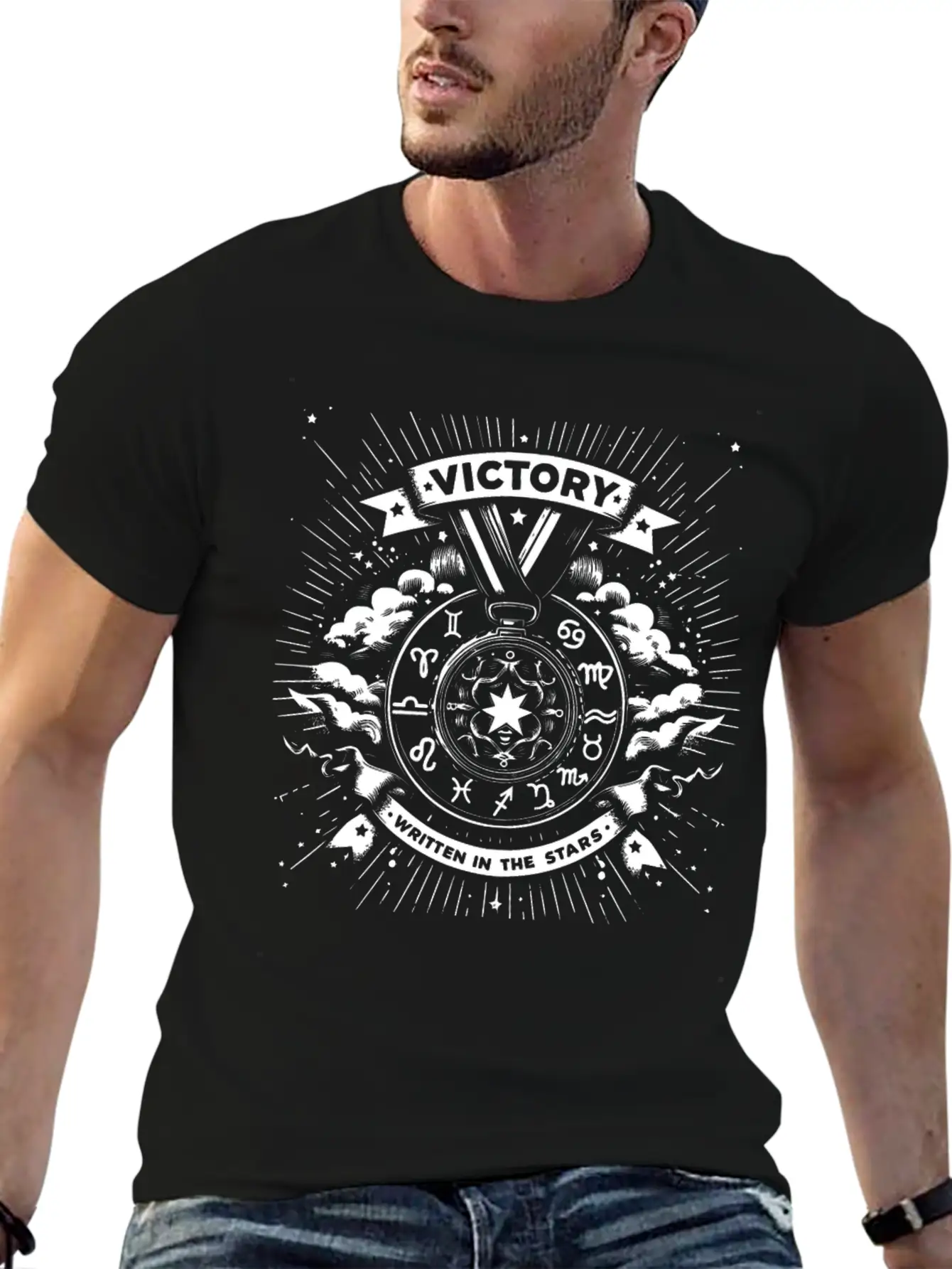 Victory Written In The Stars Stylish Everyday T-Shirt – Unisex Basic Cotton Tee