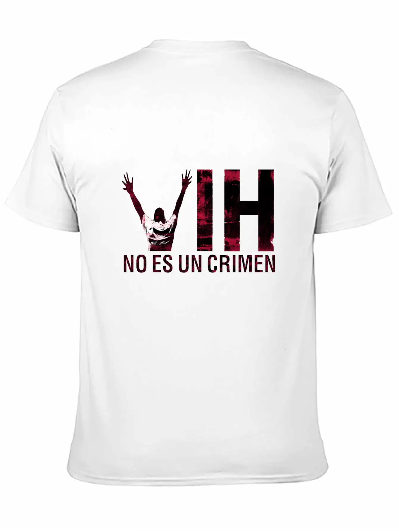 VIH No Es Un Crimen HIV Is Not A Crime Lightweight Cotton T-Shirt – Daily Comfort Graphic Shirt