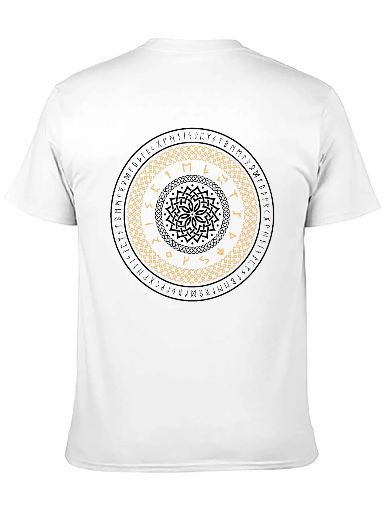 Viking Runes Circle Unisex Casual T-Shirt – Clean Design For Daily Comfort