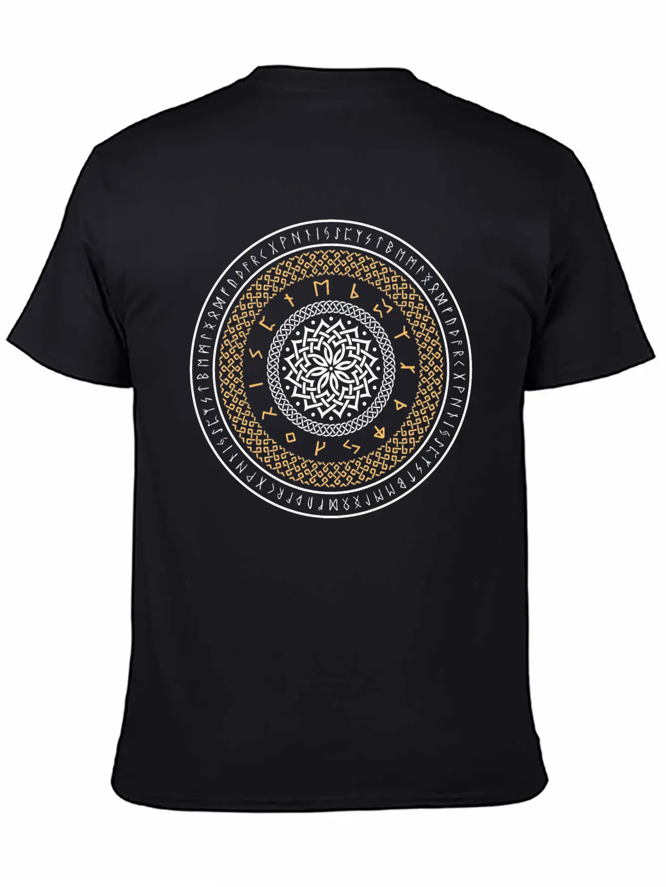 Viking Runes Circle Unisex Casual T-Shirt – Clean Design For Daily Comfort