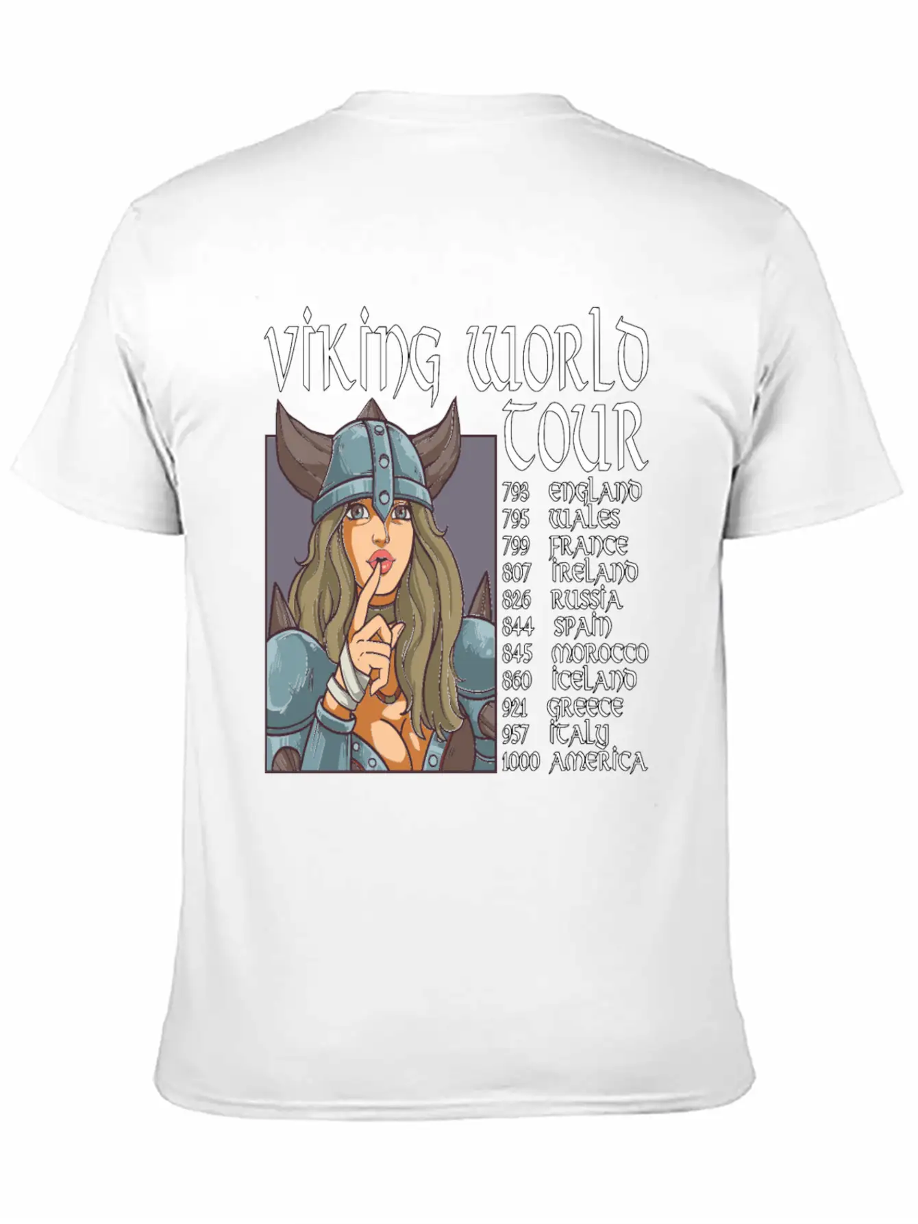 Viking World Tour Vikings Valhalla Odin For A Men Relaxed Everyday Tee – Lightweight And Durable Cotton