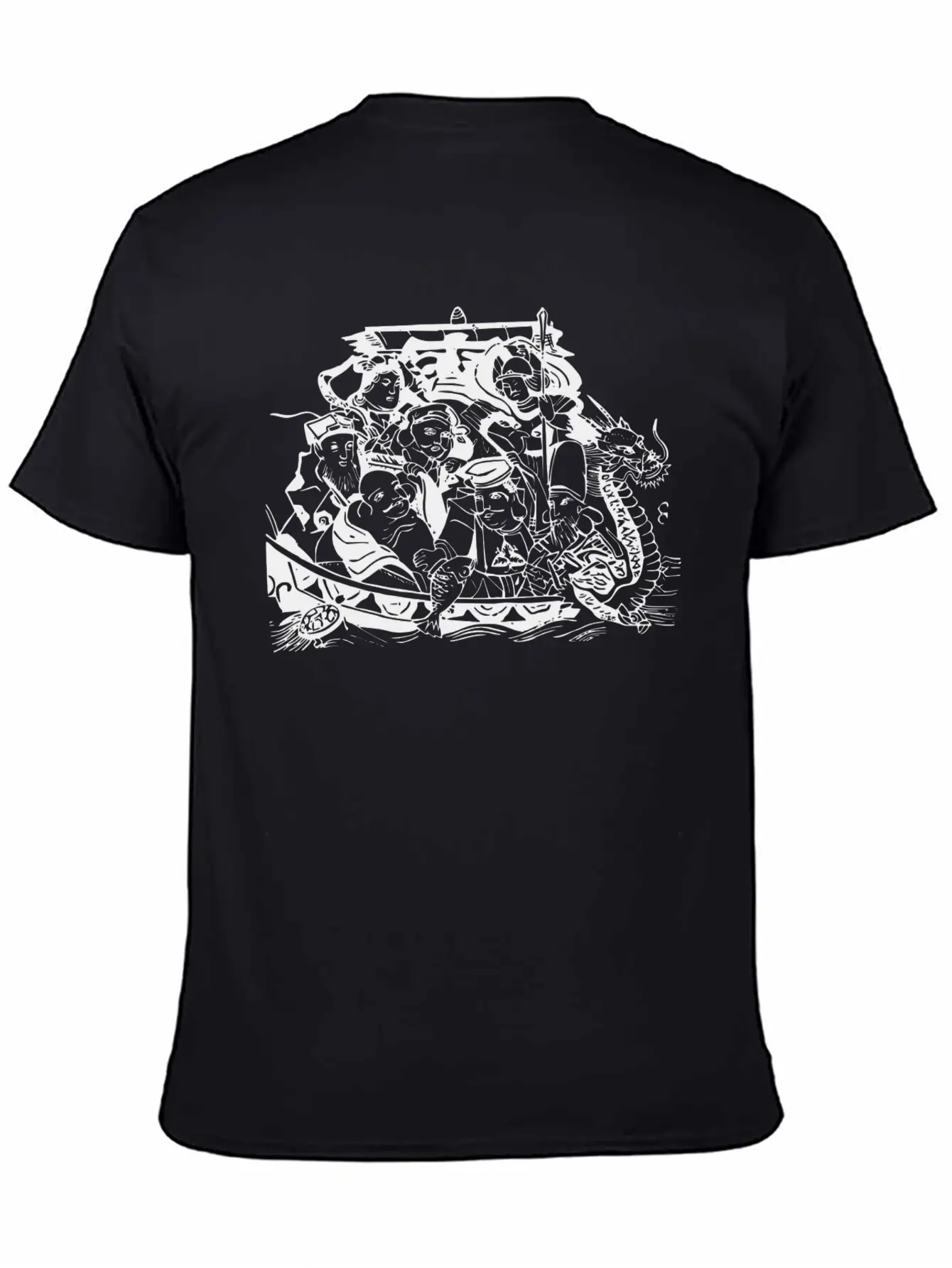 Vikings Wickinger Warrior Vikingboat Boot31 Lightweight Cotton T-Shirt – Daily Comfort Graphic Shirt