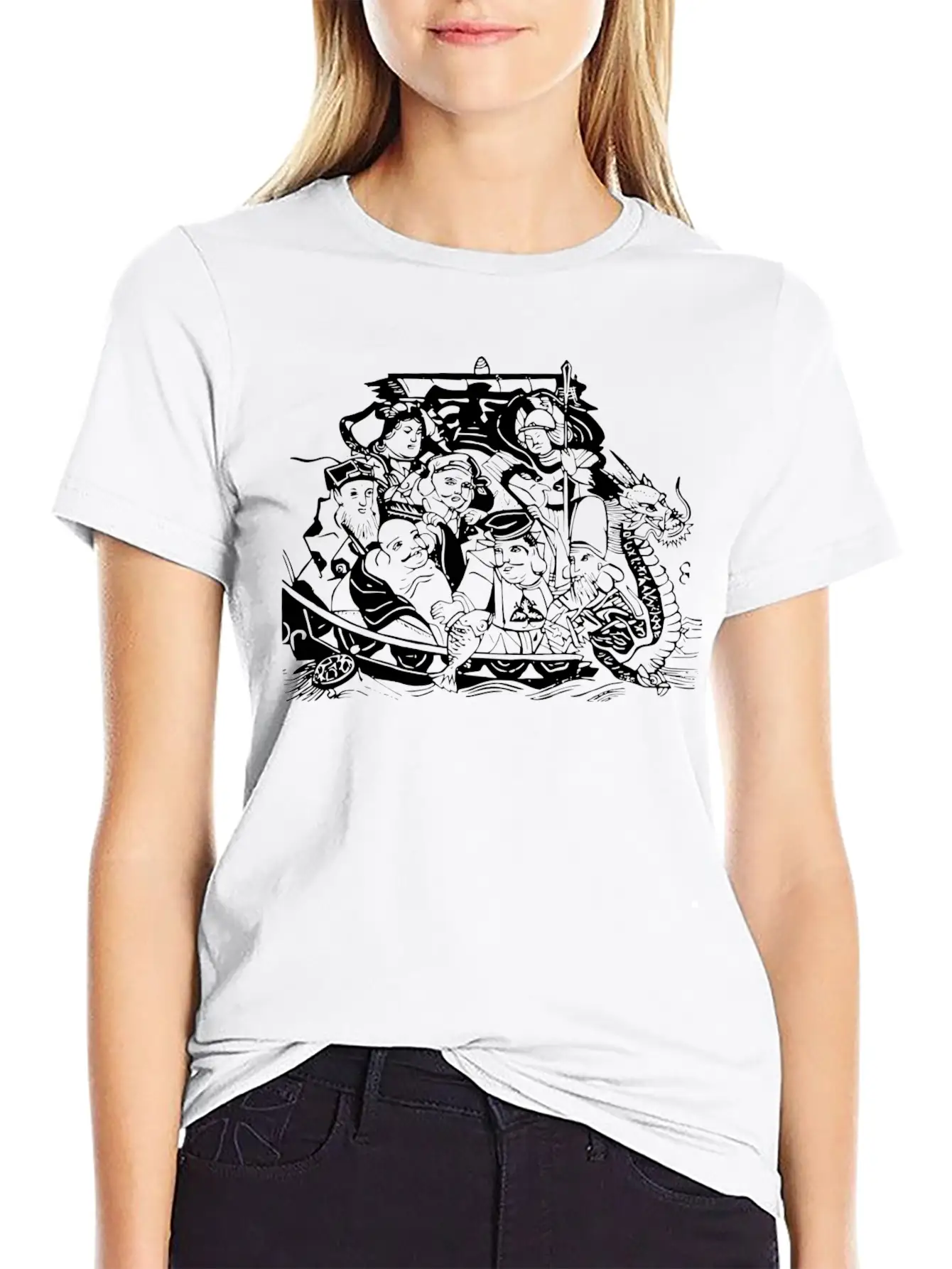 Vikings Wickinger Warrior Vikingboat Boot31 Lightweight Cotton T-Shirt – Daily Comfort Graphic Shirt