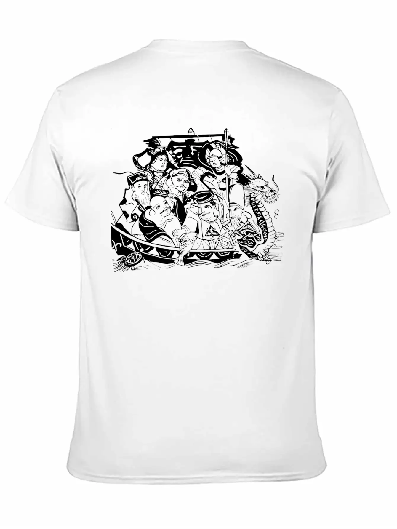 Vikings Wickinger Warrior Vikingboat Boot31 Lightweight Cotton T-Shirt – Daily Comfort Graphic Shirt