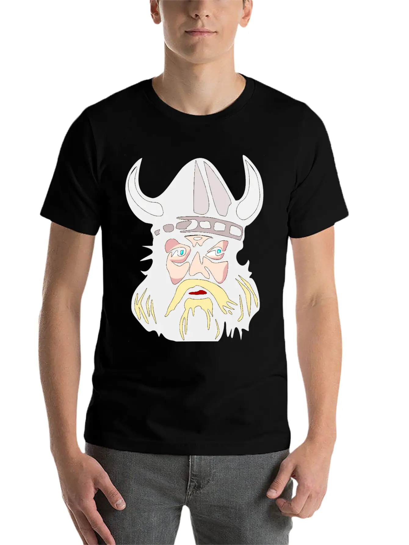 Vikings Wickinger Warrior Vikingboat Boot38 Basic Graphic T-Shirt – Daily Comfort In Soft Cotton