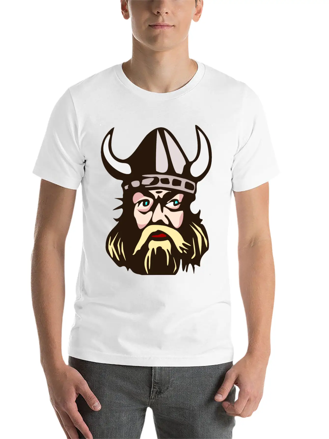 Vikings Wickinger Warrior Vikingboat Boot38 Basic Graphic T-Shirt – Daily Comfort In Soft Cotton