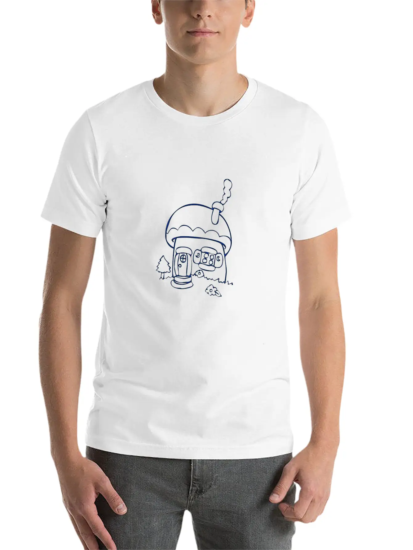 Village House Soft Cotton Short Sleeve Tee – Unisex Wardrobe Staple