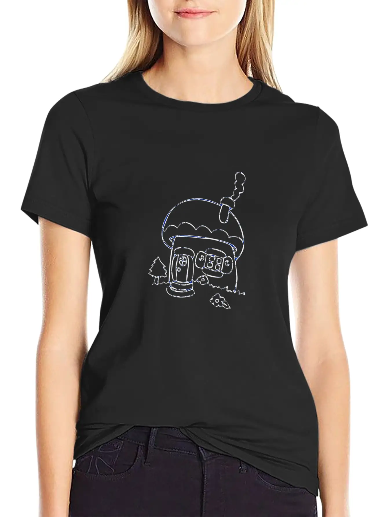 Village House Soft Cotton Short Sleeve Tee – Unisex Wardrobe Staple