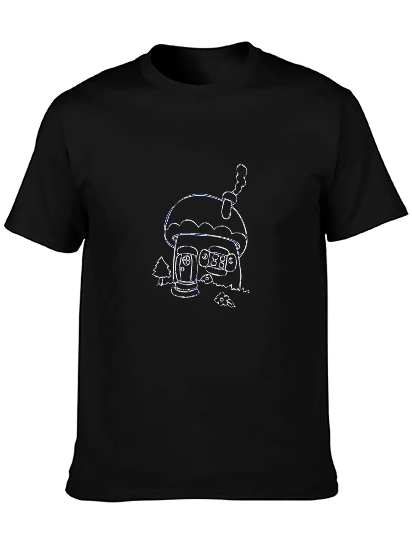 Village House Soft Cotton Short Sleeve Tee – Unisex Wardrobe Staple