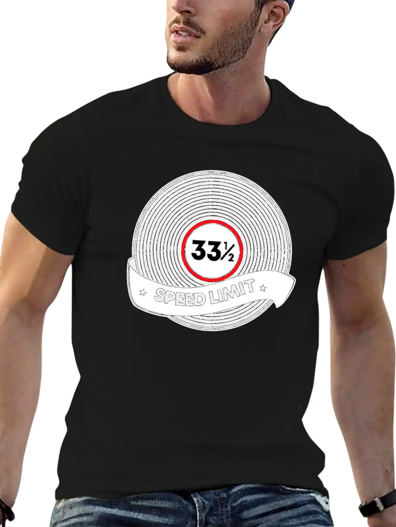 Vinly Records Audiophile Music Stylish Everyday T-Shirt – Unisex Basic Cotton Tee
