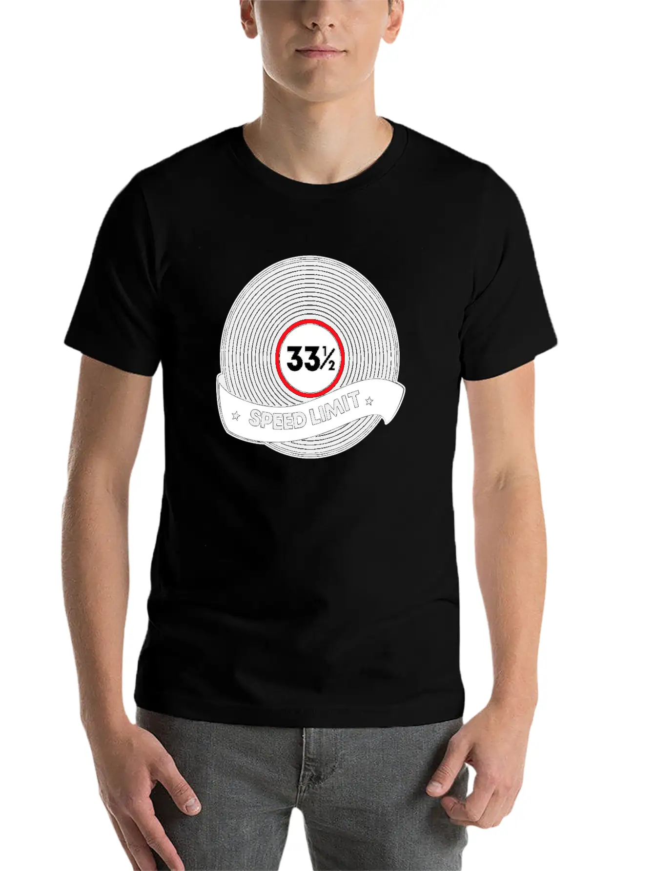 Vinly Records Audiophile Music Stylish Everyday T-Shirt – Unisex Basic Cotton Tee